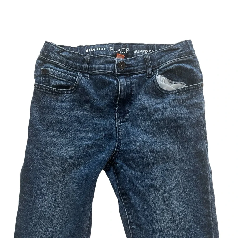 Children's Place Boys‎ Size 12 Super Skinny Jeans Denim Medium Wash